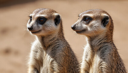 Meerkats on guard
