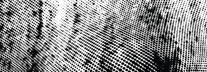 Grunge halftone dots pattern texture background

