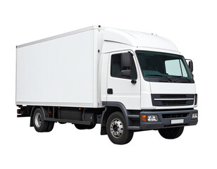 White delivery truck for transportation needs.