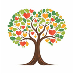 Fototapeta premium Generational Symbol Flat Style