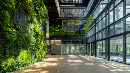 Obraz premium Integration of HVAC Systems with Green Building Certification Platforms via APIs 