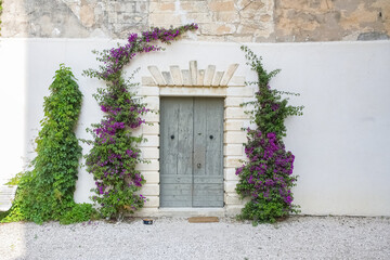 Saint-Remy-de-Provence in France, village in the south, ancient houses in the center
