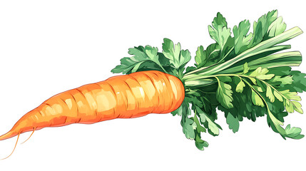 carrots with leaves