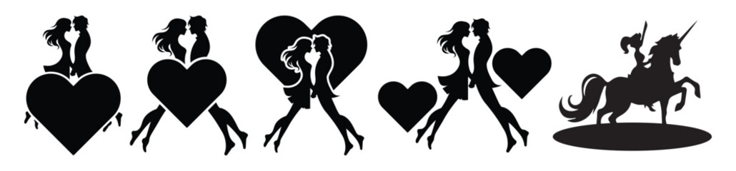 Star-Crossed Lovers icon set