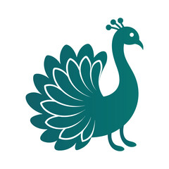 Icon Peacock, Peacock Icon and logo.