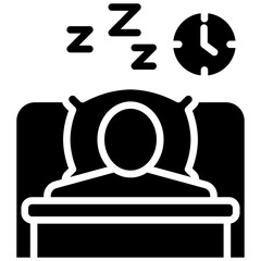 Sleep Hygiene glyph icon