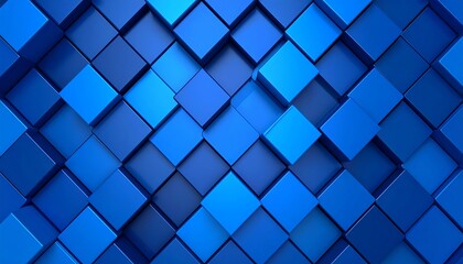 Abstract geometric pattern of overlapping cubes (3)