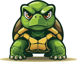 Obraz premium Tortoise Vector Mascot Design Adobe Illustrator Artwork
