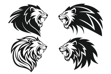 Obraz premium lion head icon