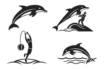 set of dolphins