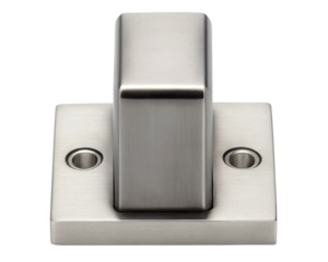 Sleek metal wall bracket for secure mounting solutions on a transparent background