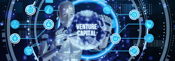 Venture capital. Investor capital. 3d illustration