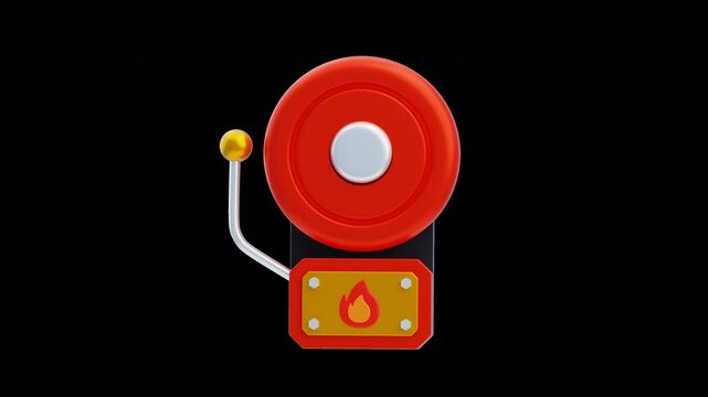 3D Animation of Fire Alarm