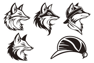 Obraz premium wolf head icon