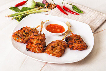 Thai Street foof pork satay