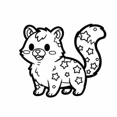 Coloring cartoon pictures