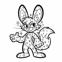 Coloring cartoon pictures