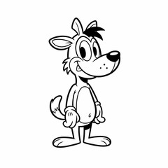 Coloring cartoon pictures