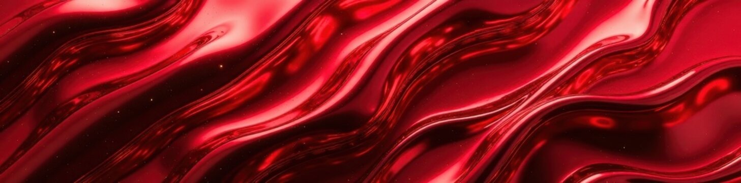 Intricate red chrome foil, metallic sheen, abstract wallpaper texture , shiny background, abstract design