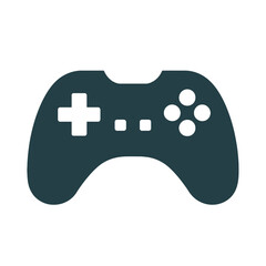 Simple game controller icon design video game joystick