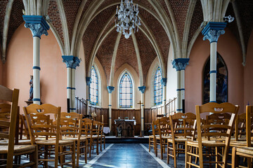 Eglise de la commune de Sars et Rosières, commune située en région Hauts de France