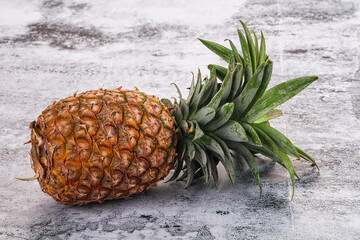 Ripe sweet juicy pineapple fruit
