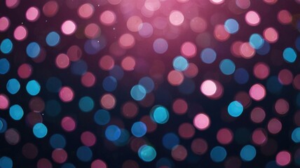 Sparkling Bright Abstract Background with Pink and Blue Bokeh Lights