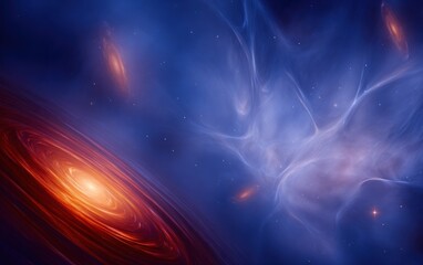 Fototapeta premium Abstract space nebula (2)