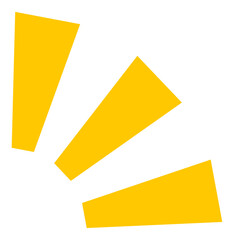 シンプルな気づき・強調のマーク