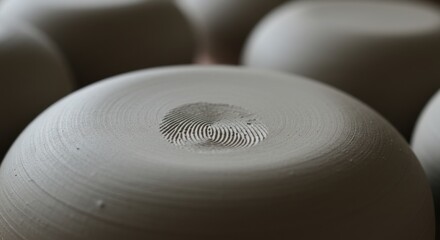 Closeup of smooth round food items