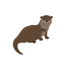 cute and funny animal cartoon' for child suitable for making stickers and others