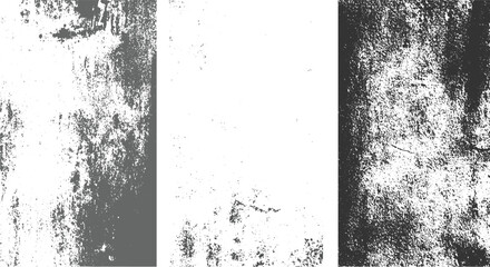 Overlay textures set stamp with grunge effect. Old damage Overlay textures set stamp with grunge effect. Old damage Grunge texture, transparent background and surface. Vector Illustration