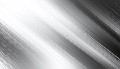 Obraz premium Sleek silver texture with smooth gradients and dynamic lines creates modern aesthetic