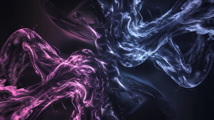 A high-resolution visual of quantum computing with ethereal glowing particles forming complex data structures.