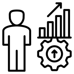 Development line icon