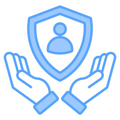 Insurance Blue Icon