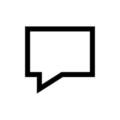 Fototapeta premium Chat Bubble Icon