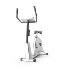 Stationary Exercise Bike Isolated on White Background