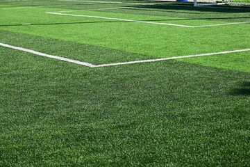 artificial green grass background for playground