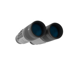 Black Binoculars Isolated on Transparent Background