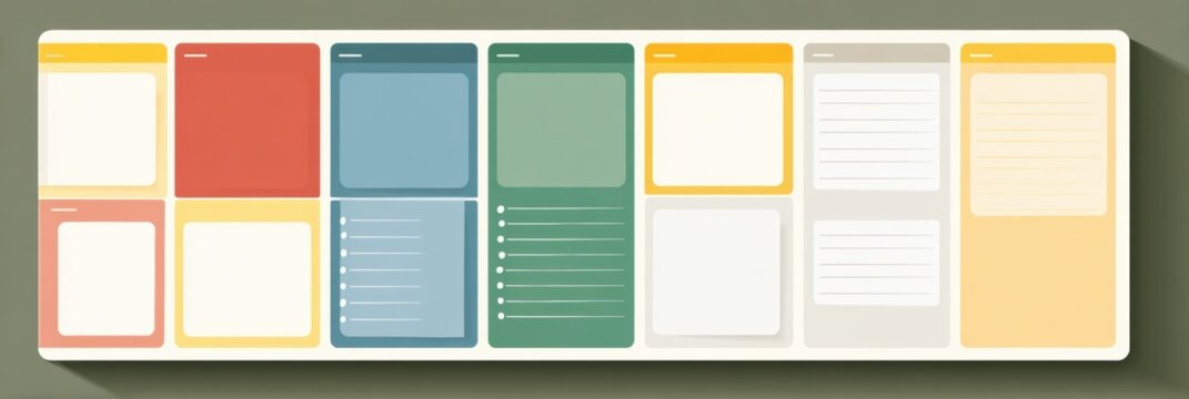 Daily School Planner Layout Infographic, Organized and Editable for Effective Time Management and Planning Tasks Throughout the Day