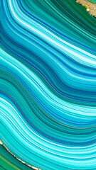 Abstract waves of turquoise and blue create a soothing, fluid visual effect.