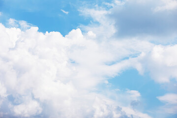 Obraz premium Sky landscape with clouds in pastel colors