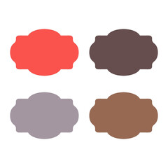 Wedding Stylish Romance Ornamental Tags Collection
