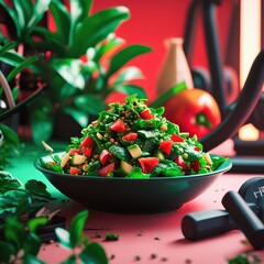 Keto Diet and Fitness Lifestyle: Healthy Low-Carb Food for Weight Loss