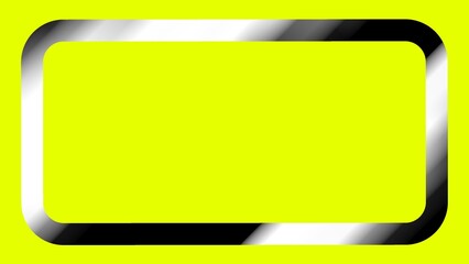 Frame for game streaming video or webcam. Simple Frame. Border for video