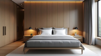 Refined Bedroom Decor in a High End Apartment