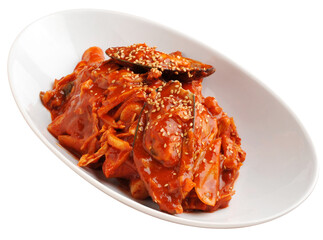 Spicy Korean Seafood Tteokbokki with Sesame Seeds