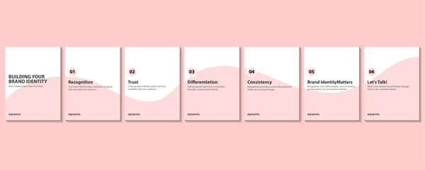 Carousel Design Template, Instagram and LinkedIn post Business Template.