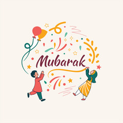 eid mubarak logo  eid mubarak logo design
